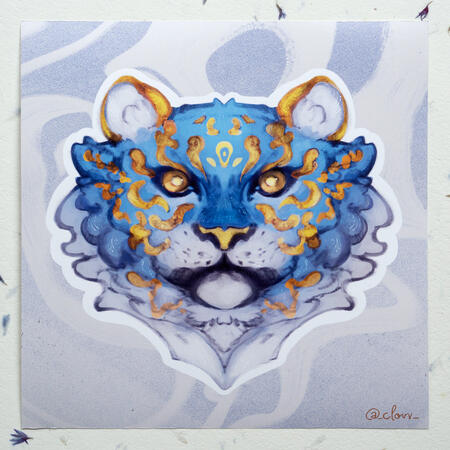 Tygrys nieb. 21x21 cm