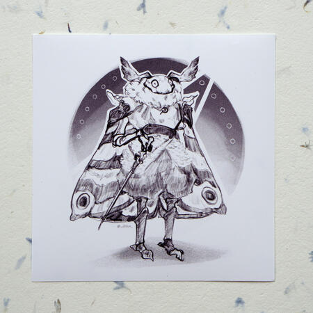 Ćmak rycerz 15x15 cm